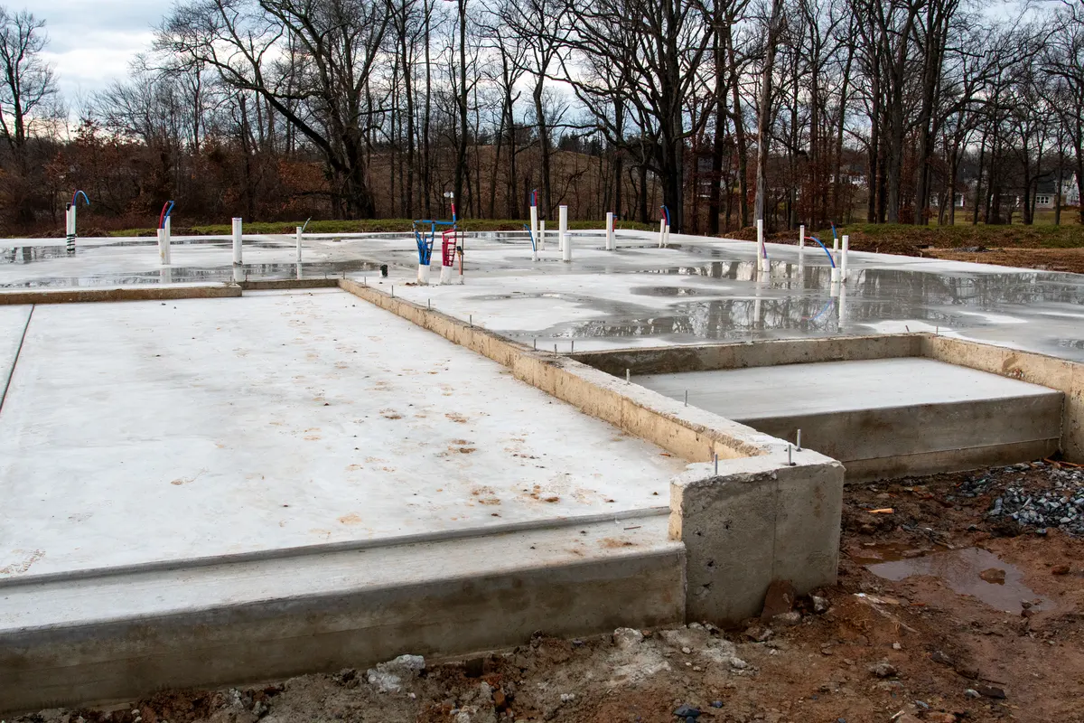Concrete Work work in progress in Novato and Marin County