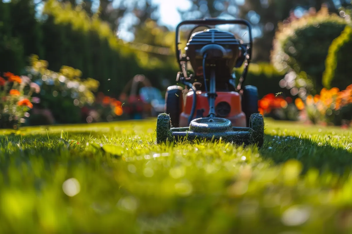 Lawn & Yard Maintenance work in progress in Novato and Marin County