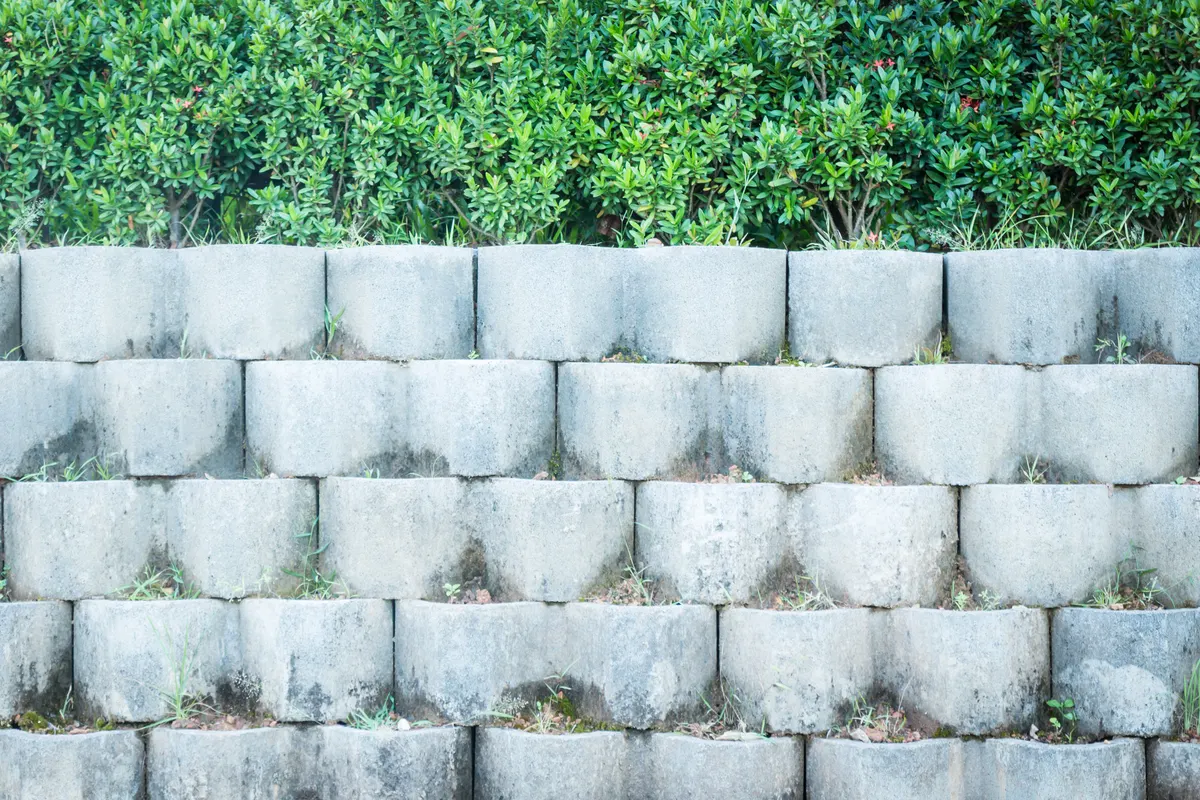 Retaining Walls work in progress in Novato and Marin County